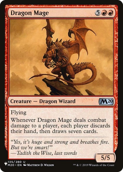Dragon Mage, The List Reprints 135/280