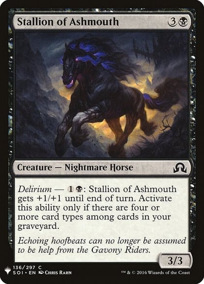 Stallion of Ashmouth, The List Reprints 136