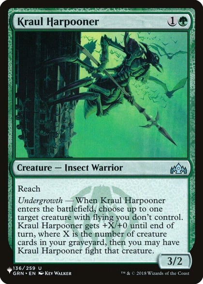 Kraul Harpooner, The List Reprints 136/259