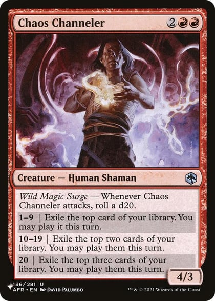 Chaos Channeler, The List Reprints 136/281