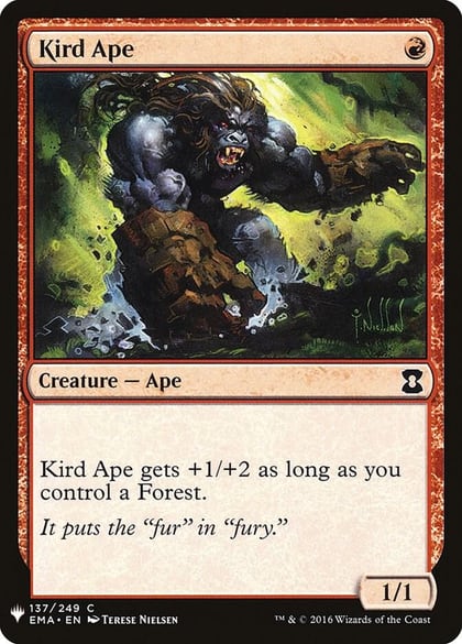 Kird Ape, The List Reprints 137