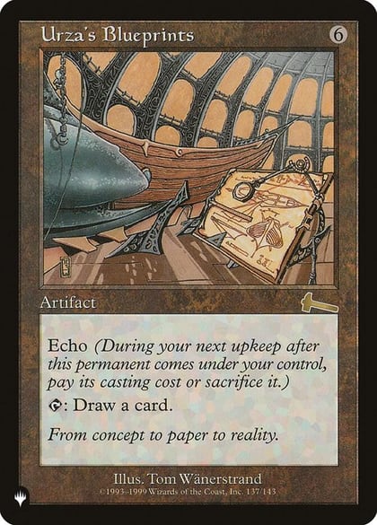 Urza's Blueprints, The List Reprints 137/143