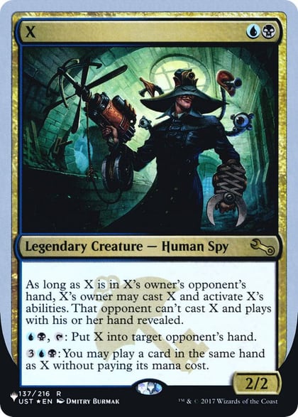 X, The List Reprints 137/216