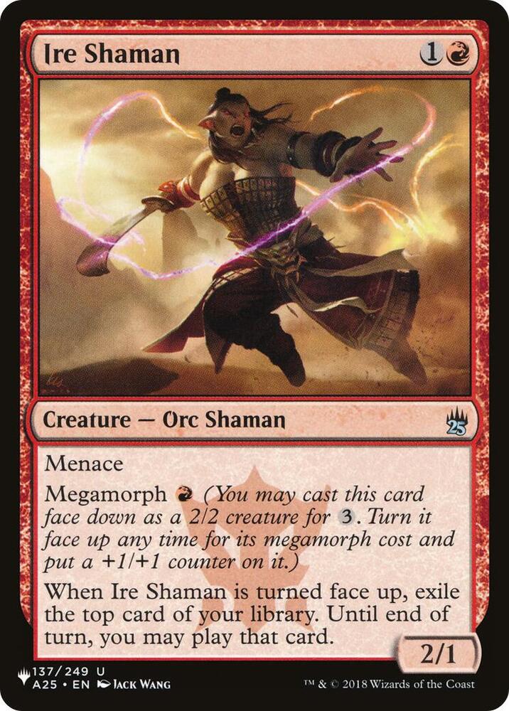 Ire Shaman, The List Reprints 137/249
