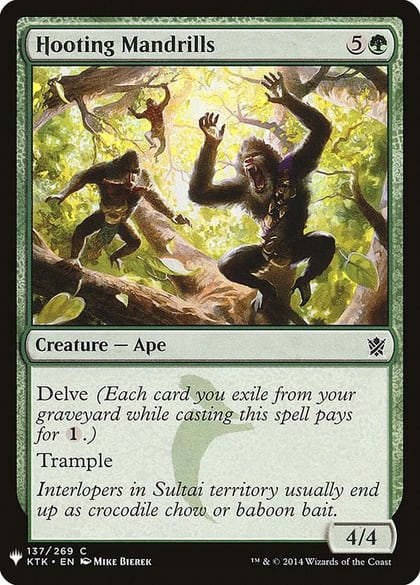 Hooting Mandrills, The List Reprints 137