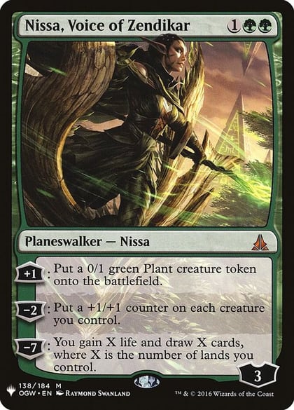 Nissa, Voice of Zendikar, The List Reprints 138