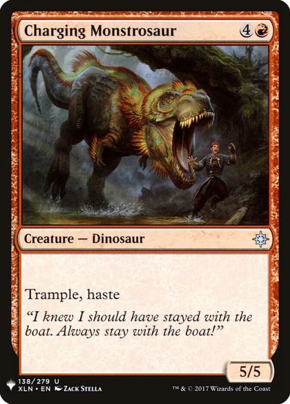Charging Monstrosaur, The List Reprints 138