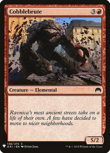 Cobblebrute, The List Reprints 138