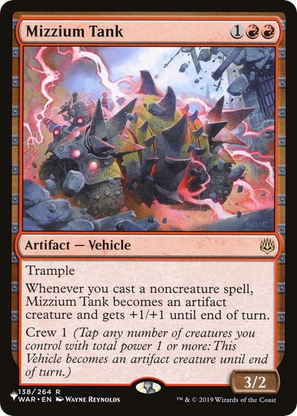 Mizzium Tank, The List Reprints 138/264