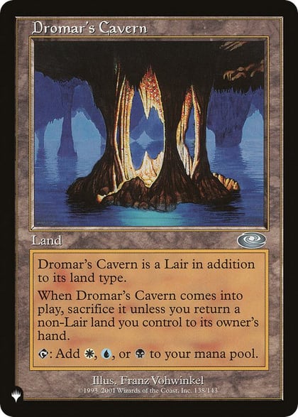 Dromar's Cavern, The List Reprints 138/143