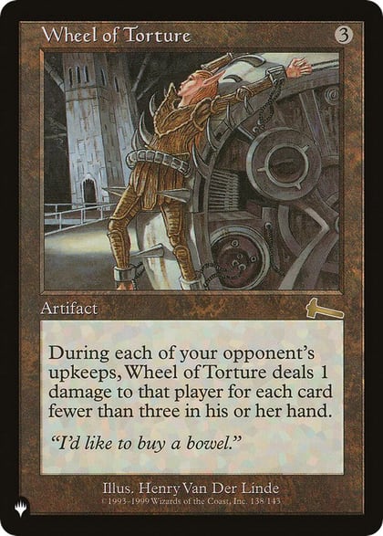Wheel of Torture, The List Reprints 138/143