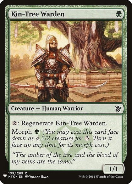 Kin-Tree Warden, The List Reprints 139