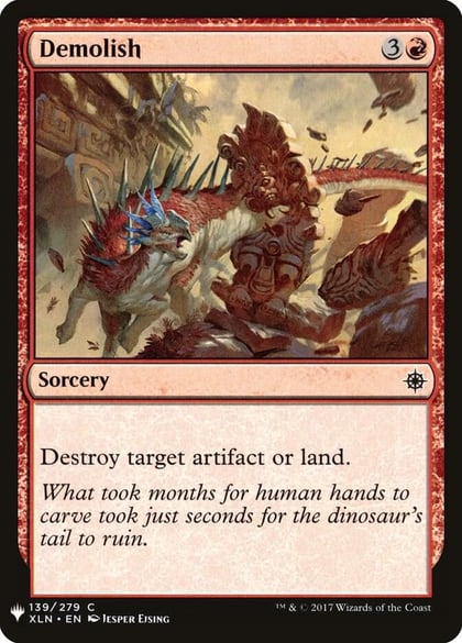 Demolish, The List Reprints 139