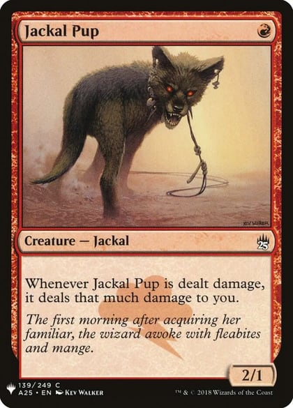Jackal Pup, The List Reprints 139