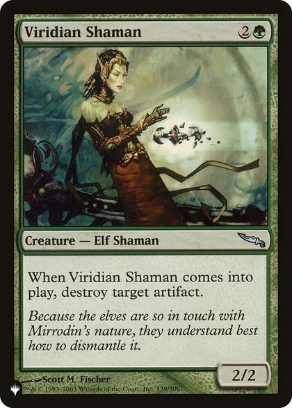 Viridian Shaman, The List Reprints 139/306