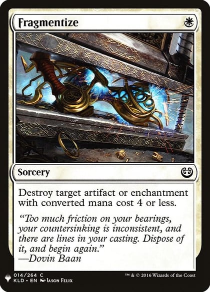 Fragmentize, The List Reprints 14