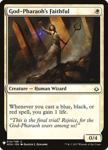 God-Pharaoh's Faithful, The List Reprints 14