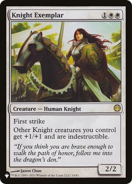 Knight Exemplar (DDG), The List Reprints 14/81