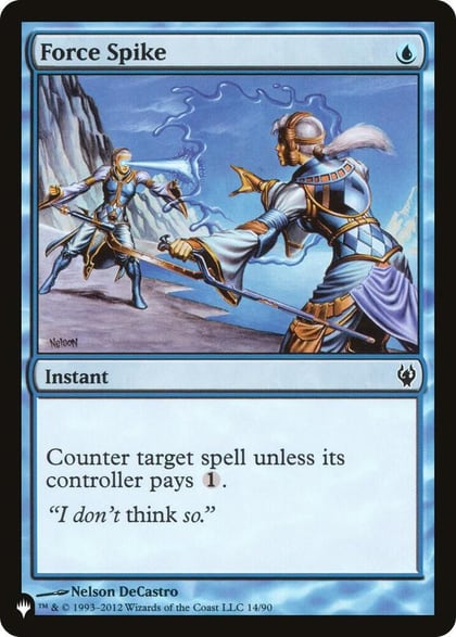 Force Spike, The List Reprints 14/90