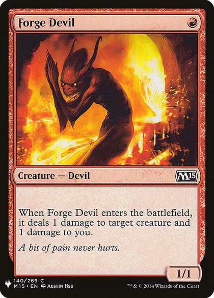 Forge Devil, The List Reprints 140