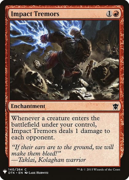 Impact Tremors (DTK), The List Reprints 140