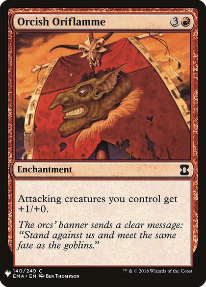 Orcish Oriflamme, The List Reprints 140