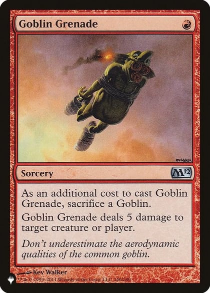 Goblin Grenade, The List Reprints 140/249