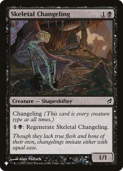 Skeletal Changeling, The List Reprints 140