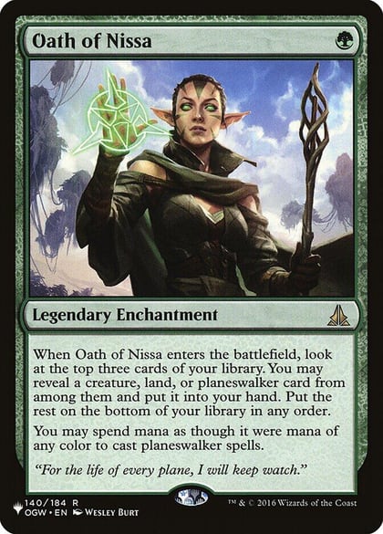 Oath of Nissa, The List Reprints 140/184