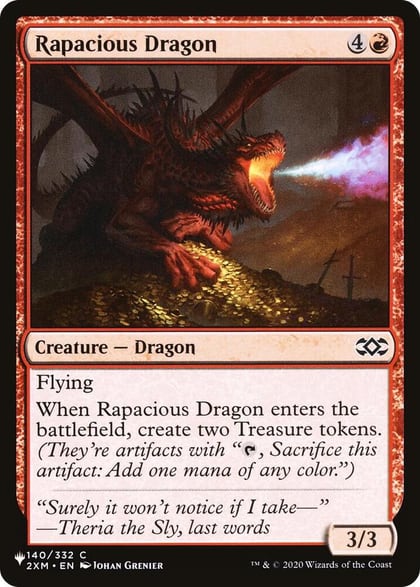Rapacious Dragon, The List Reprints 140/332