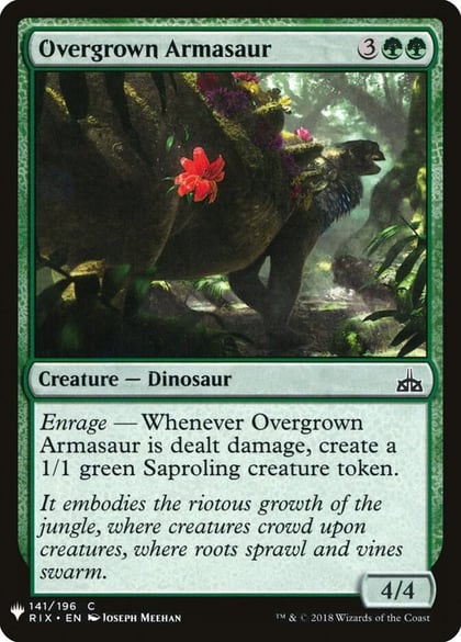 Overgrown Armasaur, The List Reprints 141