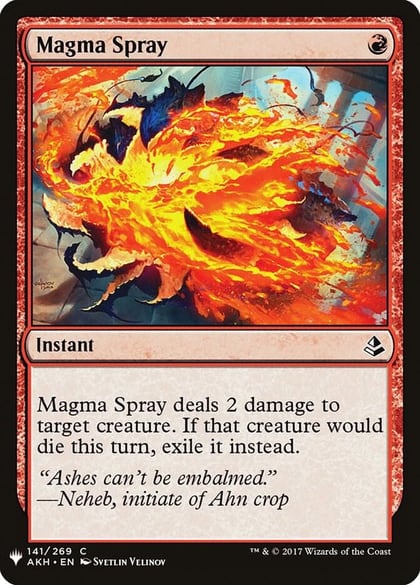 Magma Spray, The List Reprints 141