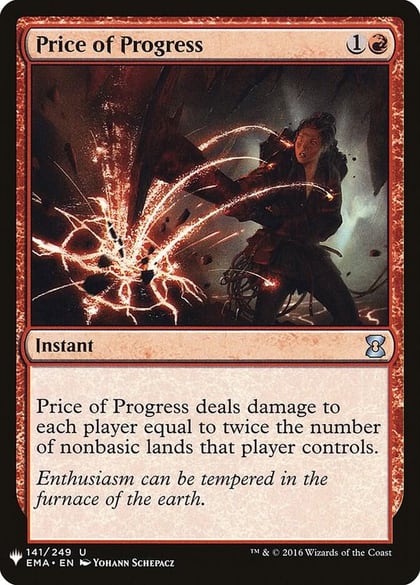 Price of Progress (EMA), The List Reprints 141