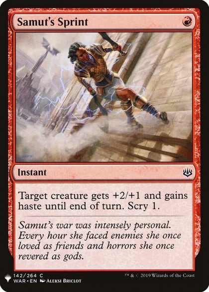 Samut's Sprint, The List Reprints 142