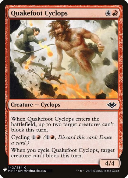 Quakefoot Cyclops, The List Reprints 142