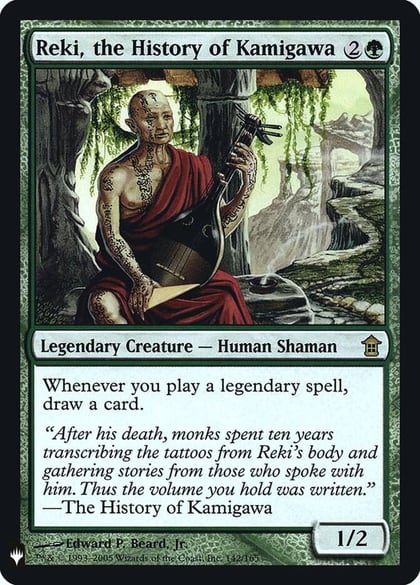 Reki, the History of Kamigawa, The List Reprints 142