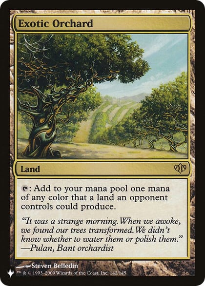 Exotic Orchard (CON), The List Reprints 142