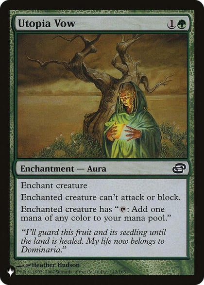 Utopia Vow, The List Reprints 142/165