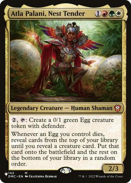 Atla Palani, Nest Tender, The List Reprints 142