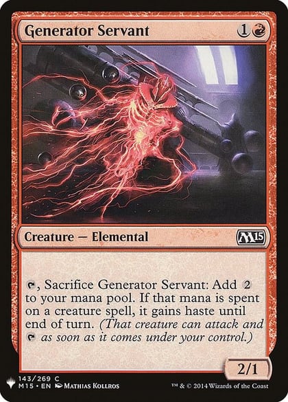 Generator Servant, The List Reprints 143