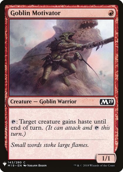 Goblin Motivator, The List Reprints 143