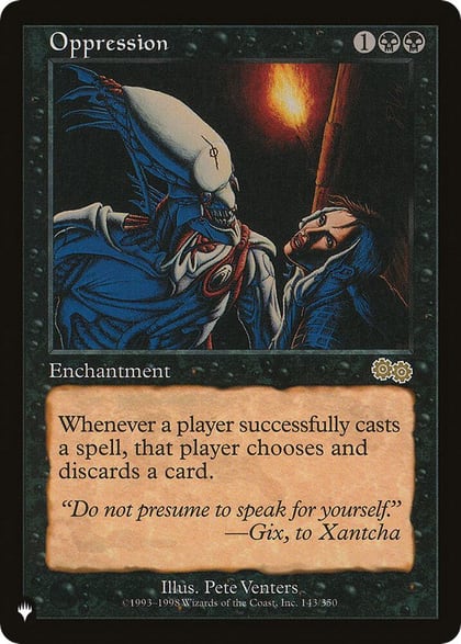 Oppression, The List Reprints 143/350