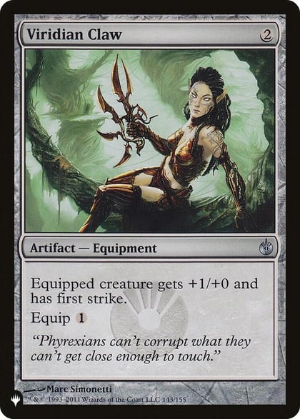 Viridian Claw, The List Reprints 143/155