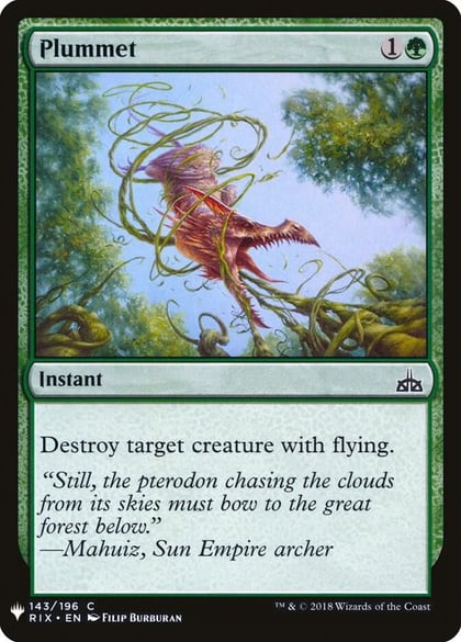 Plummet, The List Reprints 143