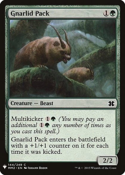 Gnarlid Pack, The List Reprints 144