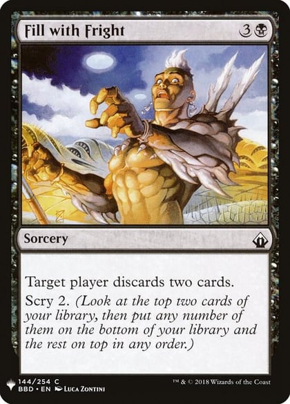 Fill with Fright, The List Reprints 144
