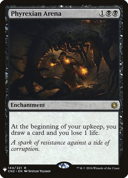 Phyrexian Arena, The List Reprints 144