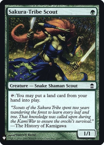 Sakura-Tribe Scout, The List Reprints 144