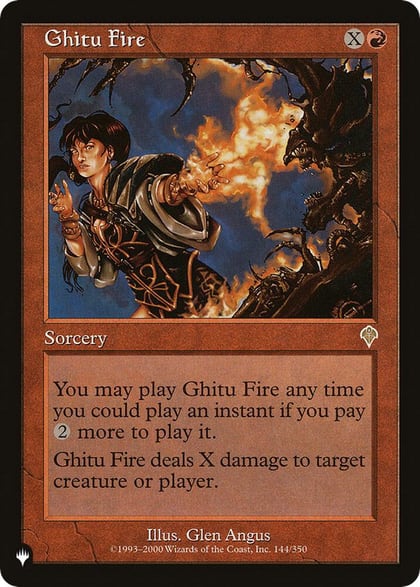 Ghitu Fire, The List Reprints 144/350