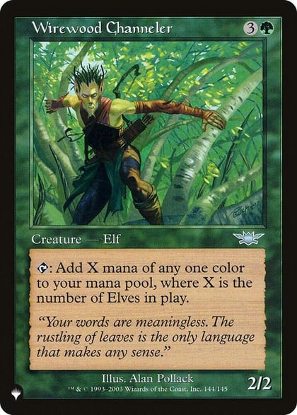 Wirewood Channeler, The List Reprints 144/145